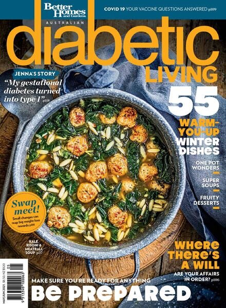 Diabetic Living Australia – May-June 2021 Cover