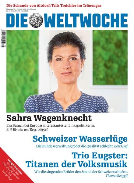 Die Weltwoche – 15 April 2021 Cover