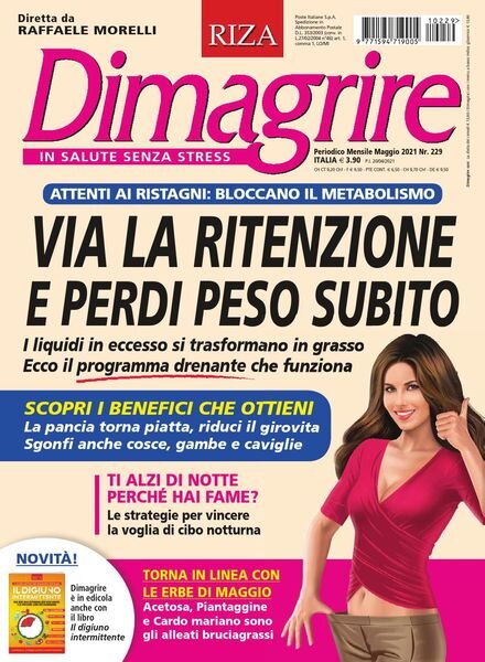 Dimagrire – Maggio 2021 Cover