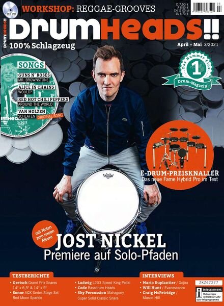 DrumHeads – April-Mai 2021 Cover