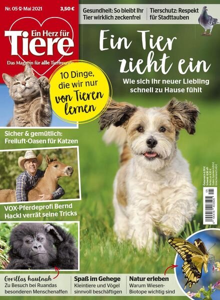 Ein Herz fur Tiere – Mai 2021 Cover