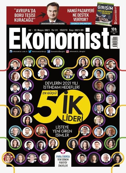 Ekonomist – 02 Mayis 2021 Cover