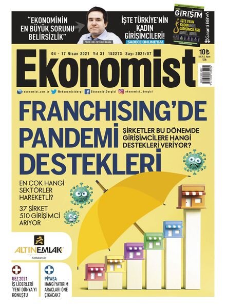 Ekonomist – 03 Nisan 2021 Cover