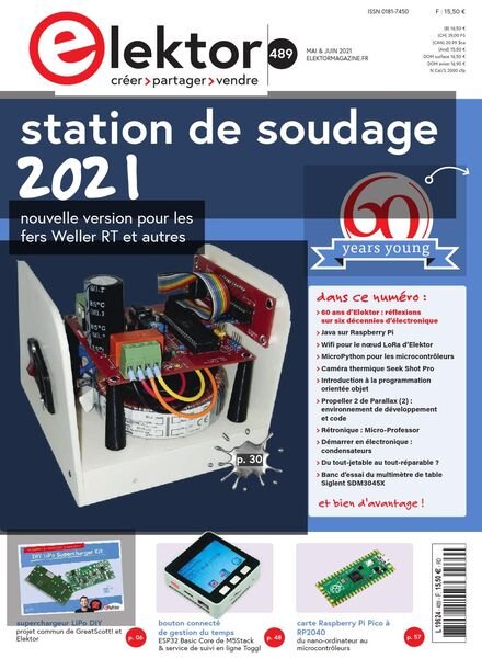 Elektor France – Mai-Juin 2021 Cover