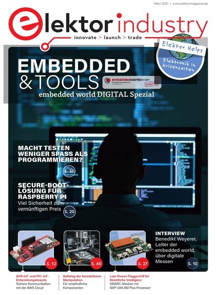 Elektor Industry – March 2021 Cover