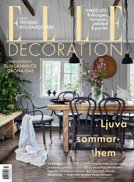 Elle Decoration Sweden – maj 2021 Cover