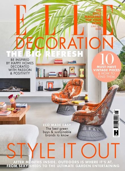 Elle Decoration UK – June 2021 Cover