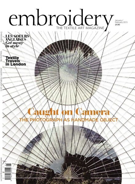 Embroidery Magazine – January-February 2015 Cover