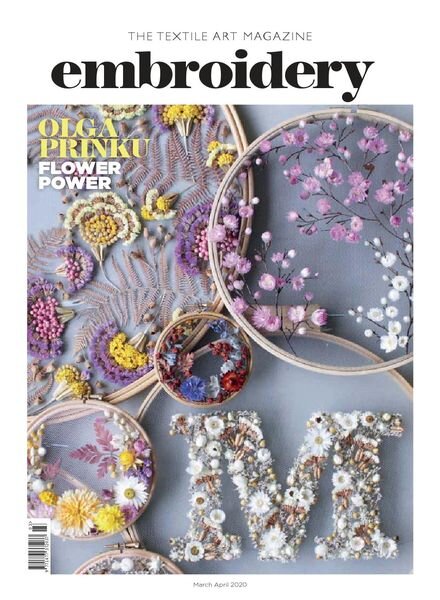 Embroidery Magazine – March-April 2020 Cover