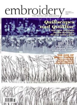 Embroidery Magazine – November-December 2015
