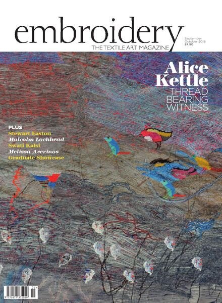 Embroidery Magazine – September-October 2018 Cover