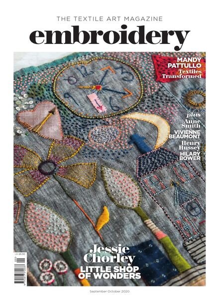 Embroidery Magazine – September-October 2020 Cover