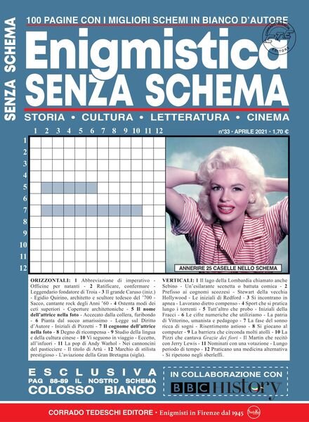 Enigmistica Senza Schema – aprile 2021 Cover