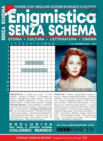 Enigmistica Senza Schema – gennaio 2021 Cover