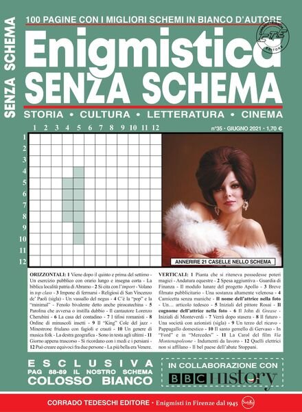 Enigmistica Senza Schema – giugno 2021 Cover