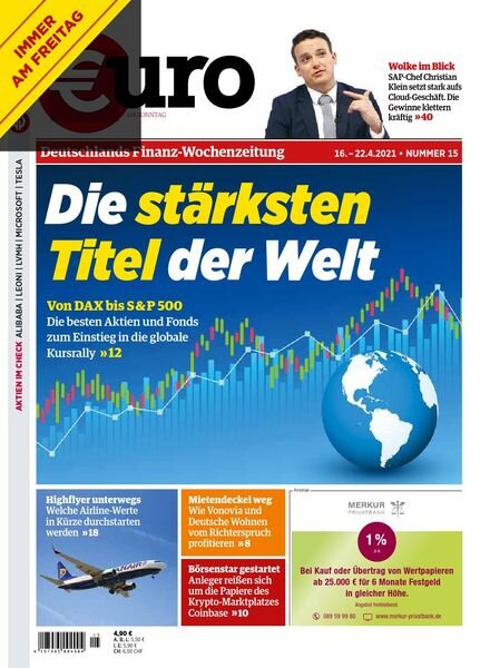 Euro am Sonntag – 16 April 2021 Cover