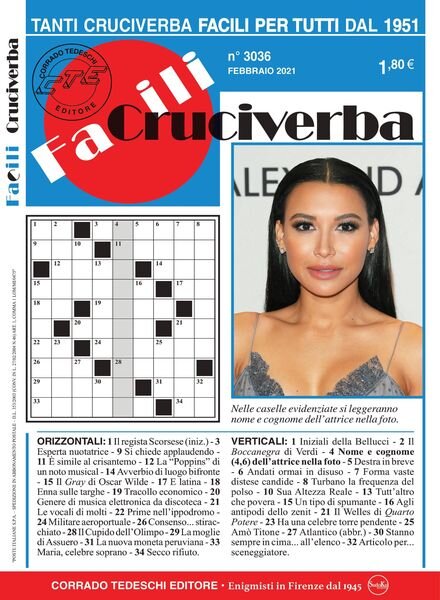 Facili Cruciverba – febbraio 2021 Cover