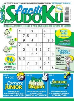 Facili Sudoku – maggio 2021