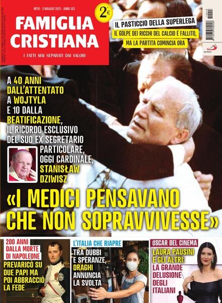 Famiglia Cristiana – 2 Maggio 2021 Cover