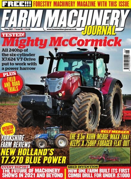 Farm Machinery Journal – Issue 86 – June 2021 Cover