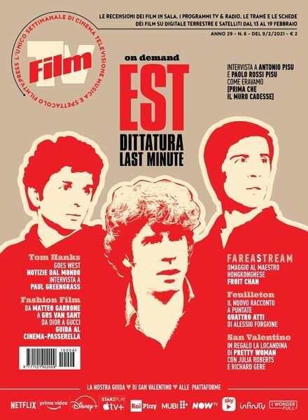 Film Tv N.6 – 9 Febbraio 2021 Cover