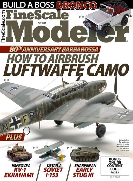 FineScale Modeler – July 2021 Cover