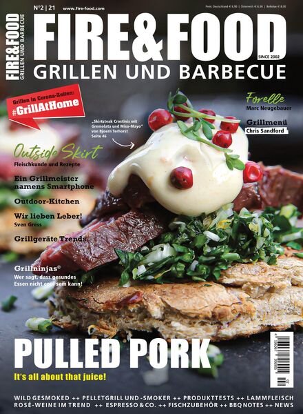 Fire & Food Grillen und Barbecuen – April 2021 Cover