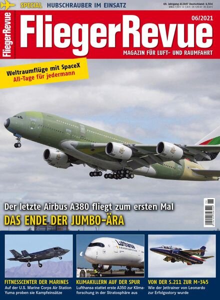 FliegerRevue – Juni 2021 Cover