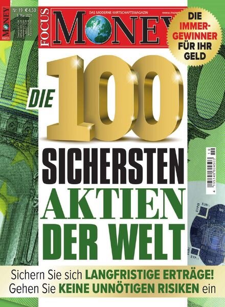 FOCUS MONEY – 05 Mai 2021 Cover