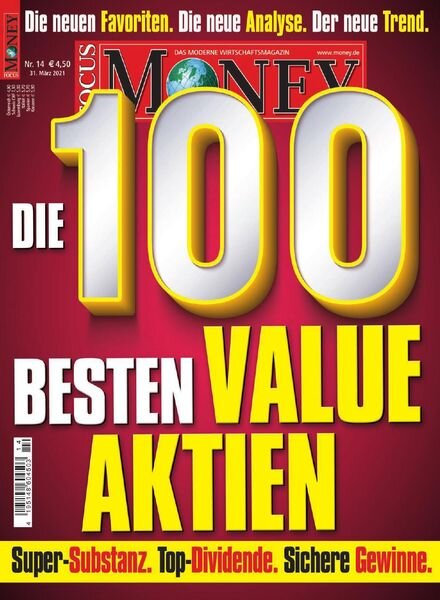 FOCUS MONEY – 31 Marz 2021 Cover