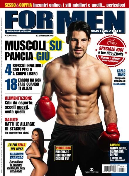 For Men Magazine – Maggio 2021 Cover