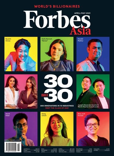 Forbes Asia – April 2021 Cover