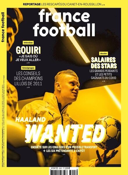 France Football – 20 Avril 2021 Cover