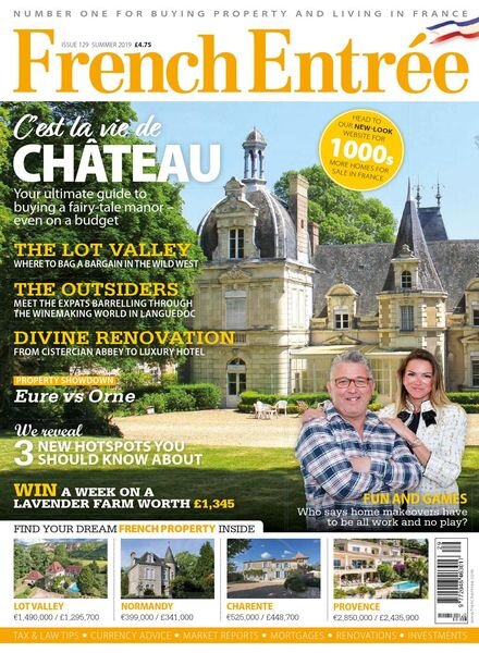 FrenchEntree – Issue 129 – Summer 2019 Cover
