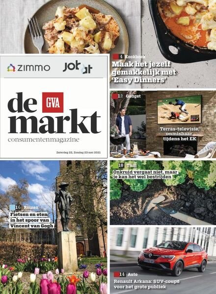 Gazet van Antwerpen De Markt – 22 mei 2021 Cover