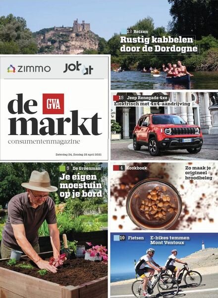 Gazet van Antwerpen De Markt – 24 april 2021 Cover