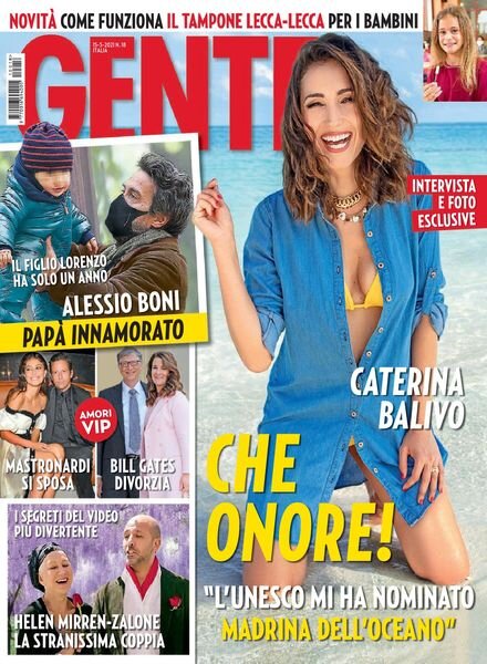 Gente Italia – 10 maggio 2021 Cover