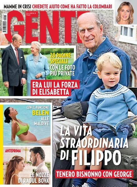 Gente Italia – 24 aprile 2021 Cover