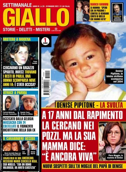 Giallo – 19 Maggio 2021 Cover