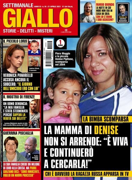 Giallo – 21 Aprile 2021 Cover