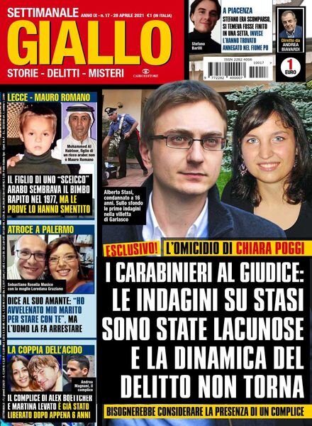 Giallo – 28 Aprile 2021 Cover