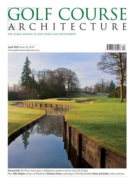 Golf Course Architecture – Issue 20 – April 2010 Cover