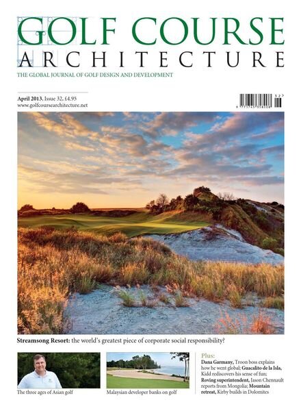 Golf Course Architecture – Issue 32 – April 2013 Cover