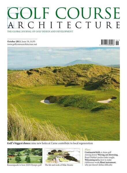 Golf Course Architecture – Issue 34 – October 2013 Cover