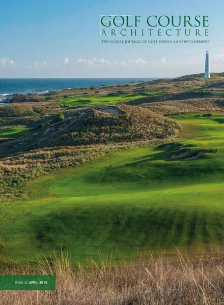 Golf Course Architecture – Issue 40 – April 2015 Cover