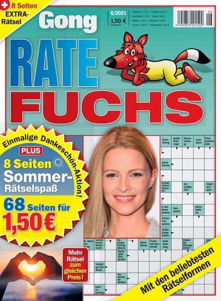 Gong Ratefuchs – Juni 2021 Cover