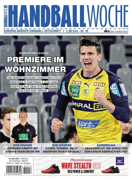 HANDBALLWOCHE – 20 April 2021 Cover