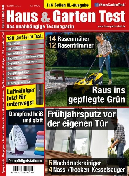 Haus & Garten Test – Marz 2021 Cover