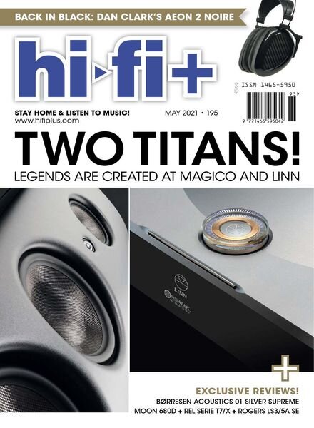 Hi-Fi+ – Issue 195 – May 2021 Cover