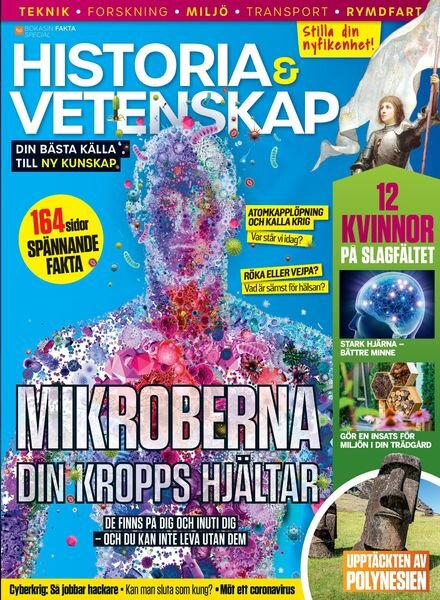 Historia & Vetenskap – 20 november 2020 Cover